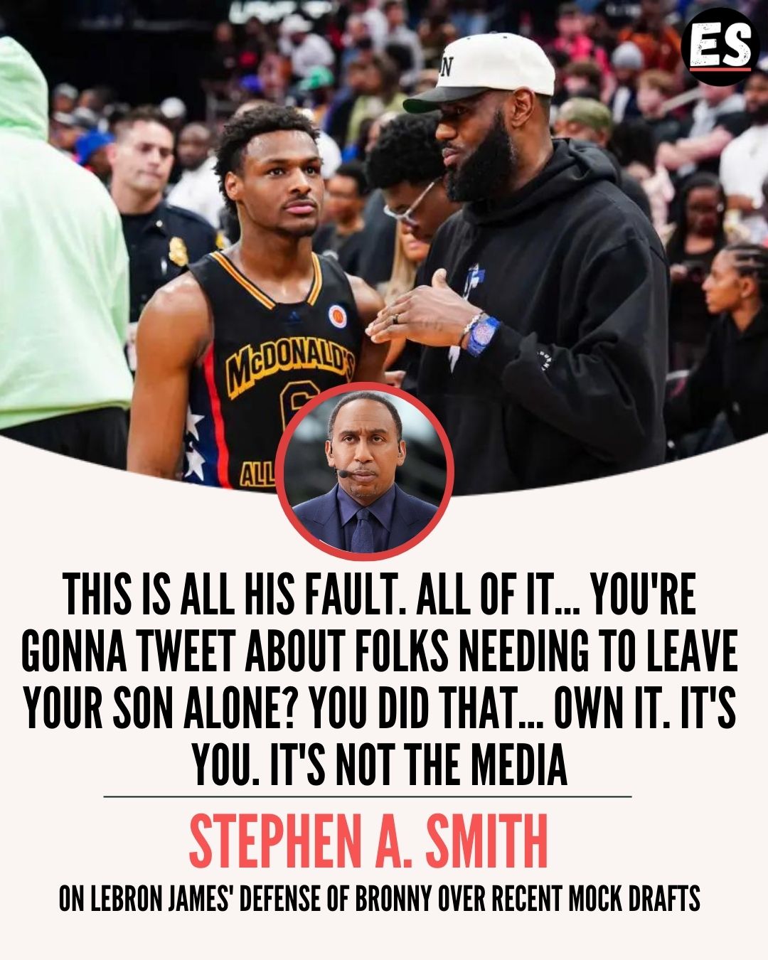 Stephen a smith lebron sale