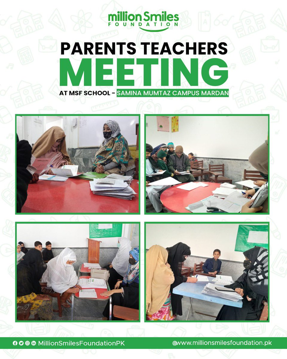 MSfoundationPK's tweet image. “Parents are a child’s first and most important teacher.”

MSF School- Samina Mumtaz Campus organised Parents Teacher Meeting (PTM) for the “Out of School Children” in Mardan.

We promised &amp;amp; we started the school for them as Our dream is to educate all our “Out Of School…