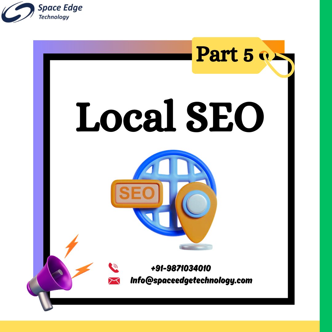 spaceedgetech's tweet image. Local SEO 

🌐Read More: spaceedgetechnology.com/seo/
☎️Contact No.: +91-9871034010
📧Mail id: info@spaceedgetechnology.com

#LocalSEO #GMBOptimization #LocalKeyword #LocalLinkBuilding #LocalContent #LocalBusinessListing #GoogleMyBusiness #LocalSearchRanking #spaceedgetechnology #seo