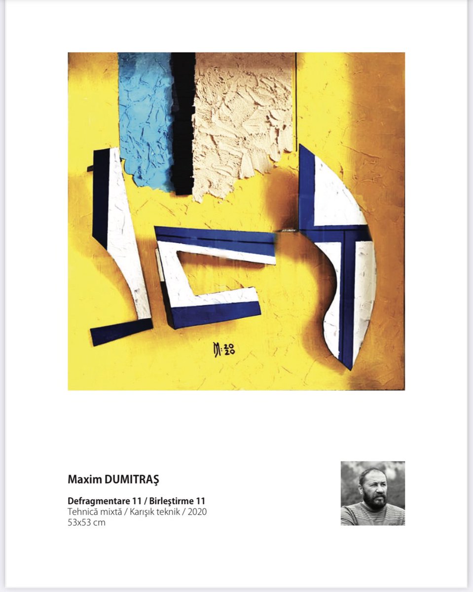 Defragmentare 11| Birleştirme 11
Colaj | Kolaj 
Romen sanatçı Maxim Dumitraş’a ait eser Bükreş’te açtığımız “Balkanların Üzerindeki Işıklar” sergi koleksiyonunun bir parçasıdır. 
20 Romen ve Türk sanatçıya ait eserlerin sergisi 3 Mart’a kadar açık kalacak. #luminipestebalcani