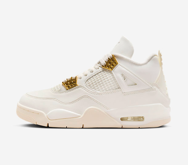 SOLELINKS's tweet photo. Ad: LIVE EARLY via NAP
Women's Air Jordan 4 Retro 'White &amp; Gold'
=> https://t.co/jw3lMuv8S7 https://t.co/5XtXPkGLK3