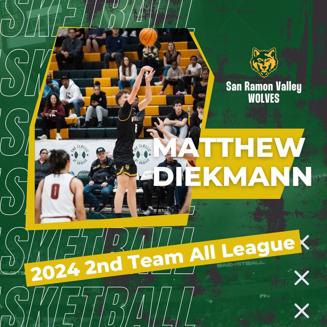 Congratulations to Matthew Diekmann for earning 2nd team all league honors. Well deserved! ⁦<a href="/WERSR/">San Ramon Valley HS</a>⁩ ⁦<a href="/srvathboosters/">SRV Ath Boosters</a>⁩ ⁦<a href="/MitchBookLive/">Mitch Stephens</a>⁩ ⁦<a href="/KasselMedia/">Ethan Kassel</a>⁩ ⁦<a href="/DarrenSabedra/">Darren Sabedra</a>⁩ ⁦<a href="/NorCalPreps/">NorCalPreps.com</a>⁩ ⁦<a href="/westcoastpreps_/">West Coast Preps</a>⁩