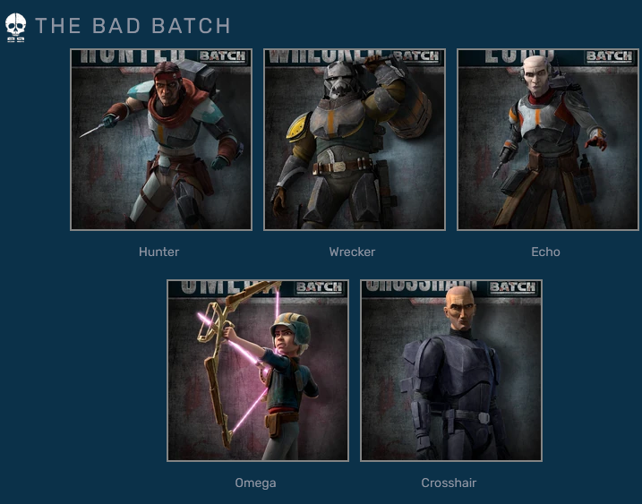What is your favorite piece of lore about the members of The Bad Batch? #StarWars #TheBadBatch