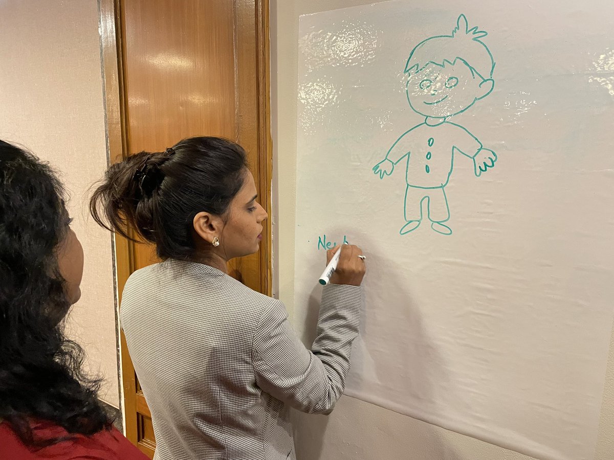 mimsyt's tweet photo. #UoWIndiaConference2024. Team Tinku the perfect baby interactive activity led by Jennifer Worsley from FEHW https://t.co/M4CkZvdvjL