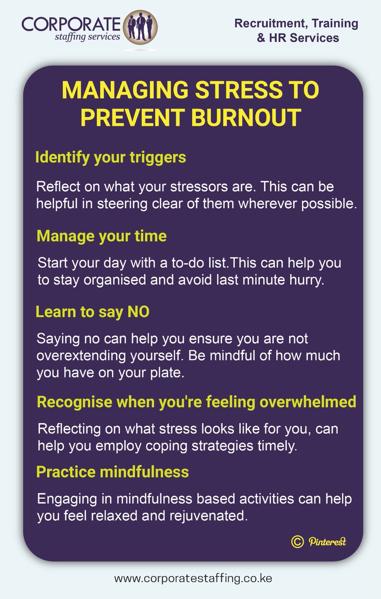 #StressManagement #PreventBurnout
