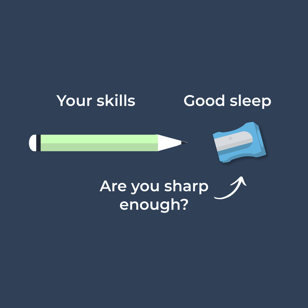 CareersAtSBC's tweet photo. Quality sleep is the cornerstone of success, just like honing your crucial skills. Rest well, thrive at work!✨ 

#WellnessWednesday 💚💙 https://t.co/GWMZ1n6i9o