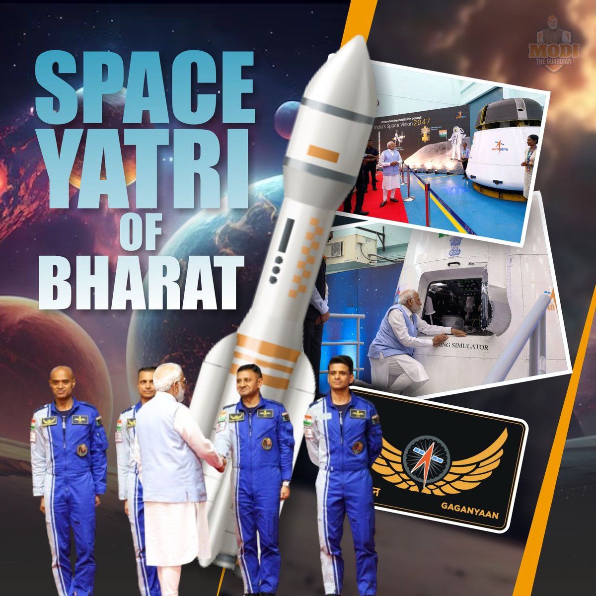 Space Yatri of BHARAT

 #GaganyaanMission