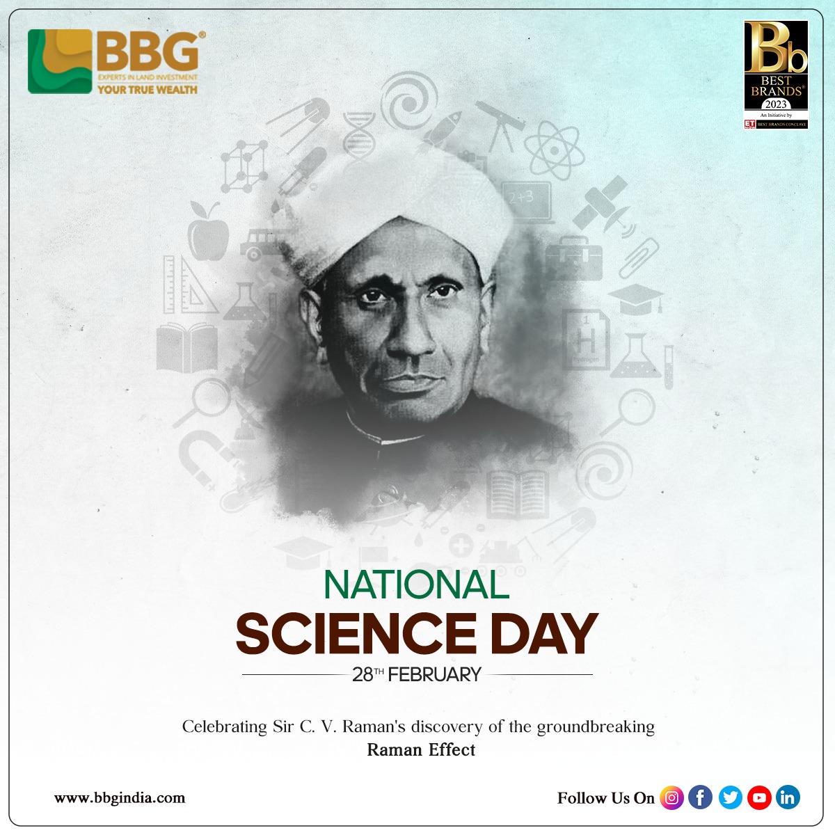 bbgindia's tweet image. 🌐 Celebrate Science Day with BBG: Igniting Curiosity, Inspiring Innovation! 🌐

🚀 Happy Science Day from BBG! 🧪🔭 #BBGScienceDay #InnovationForTheFuture #CuriosityUnleashed
