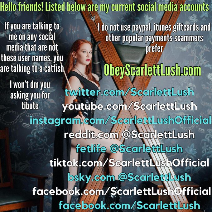If you are not communicating with me through the verified social media links provided in the attached