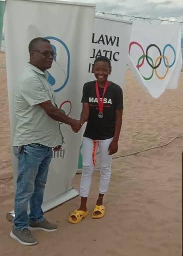 MOC Vice President Kakhuta Banda attended the Malawi Aquatic event held at Nkopola in Mangochi.