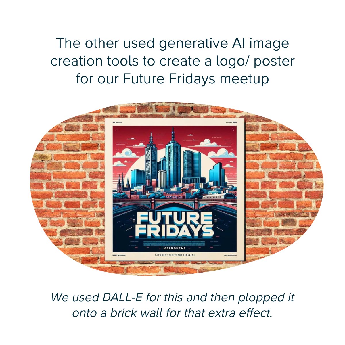 I had a blast at our last Future Friday in Fitzroy, thanks to everyone who attended! Join us for another one this week!

It's a weekly GenAI hackathon and community event 🎉

Meeting Friday 1PM at Pony White.

Limited space - RSVP on meetup - Link in comments.