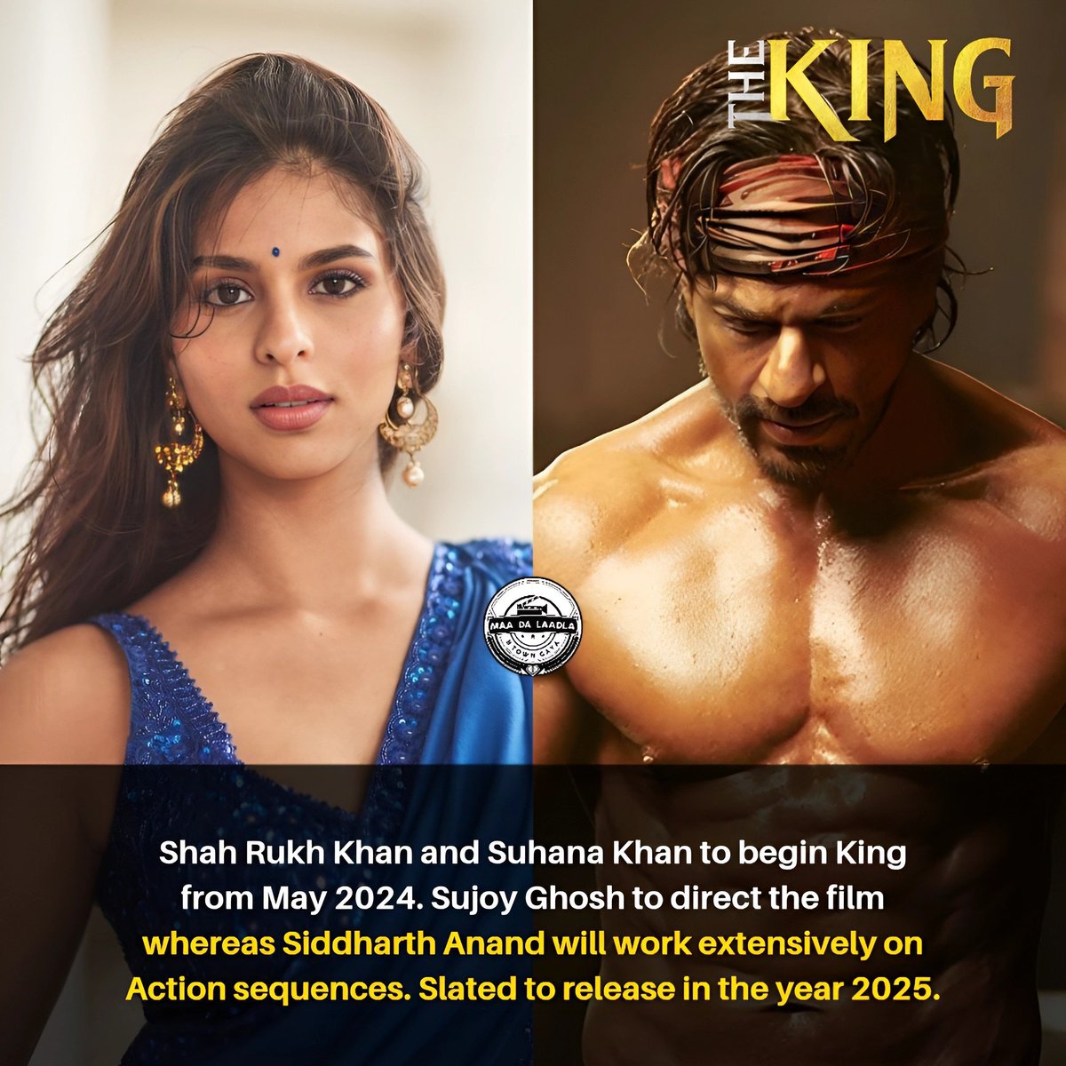 #TheKing will arrive soon in the theatres! 😎🔥 #King

#ShahRukhKhan #SuhanaKhan #SujoyGhosh #SiddharthAnand