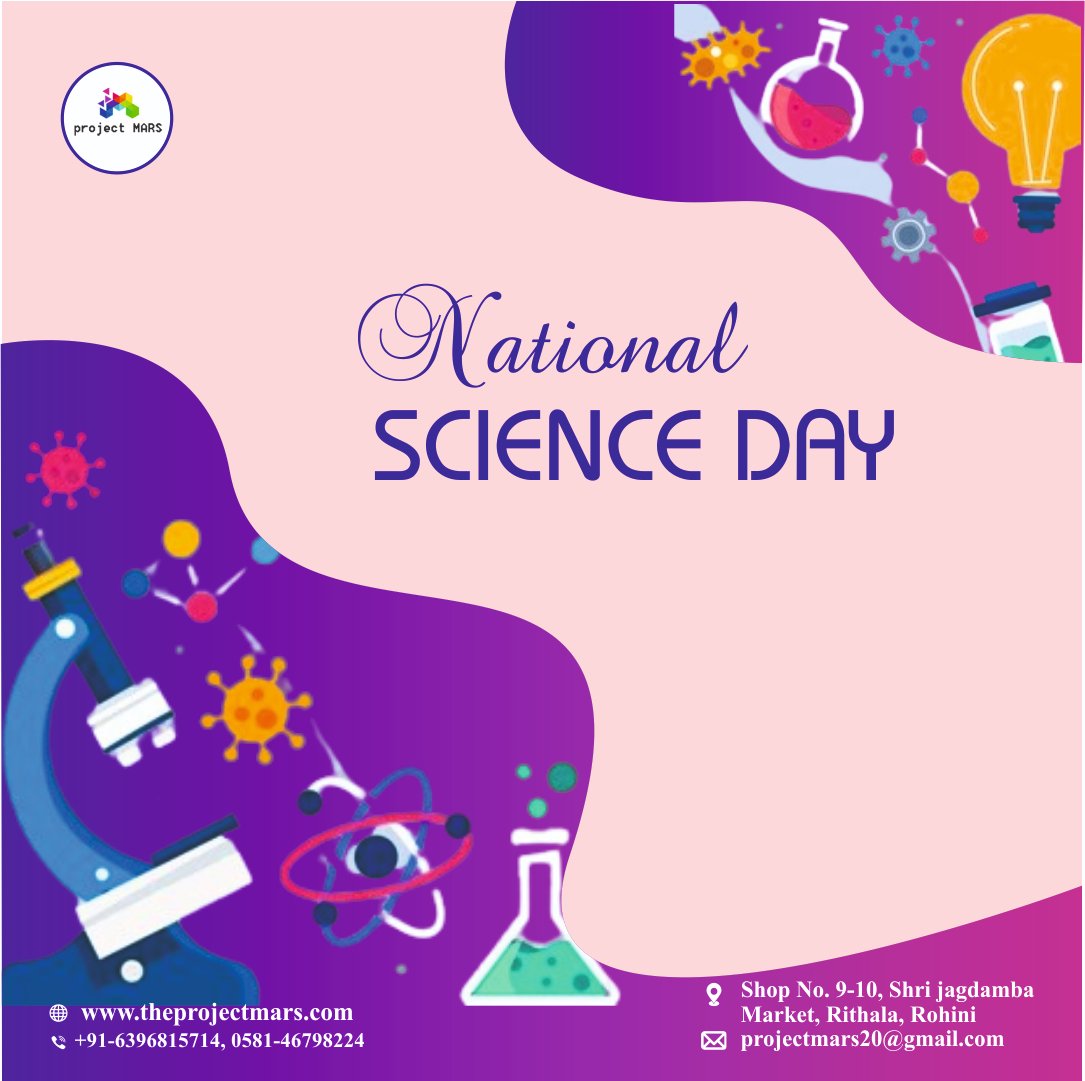 ProjectMars4's tweet image. National Science Day commemorates the discovery of the Raman Effect by Sir C.V. Raman on February 28, 1928. Warm wishes to all scientists and innovators shaping our world. #NationalScienceDay #ScienceInConstruction #ScienceEducation #BuildingTheFuture #ConstructionScience