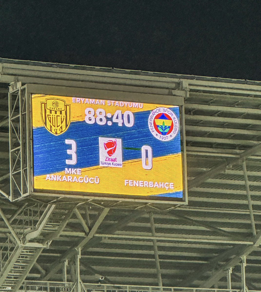 Günaydın büyük Ankaragücü taraftarı, güne böyle uyanmak ne kadar güzel 💛💙 #Ankaragucu #gecekondu #ZTK