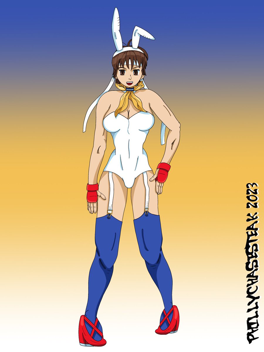 chaseburgerart's tweet photo. Bunny Sakura 🤍 🐰 #capcom #StreetFighter #sakura #streetfighteralpha #sfalpha #streetfighterii #sfii #sakurakasugano #bunny #bunnysuit #playboy #playboybunny #art #fanart https://t.co/fi043cnakM