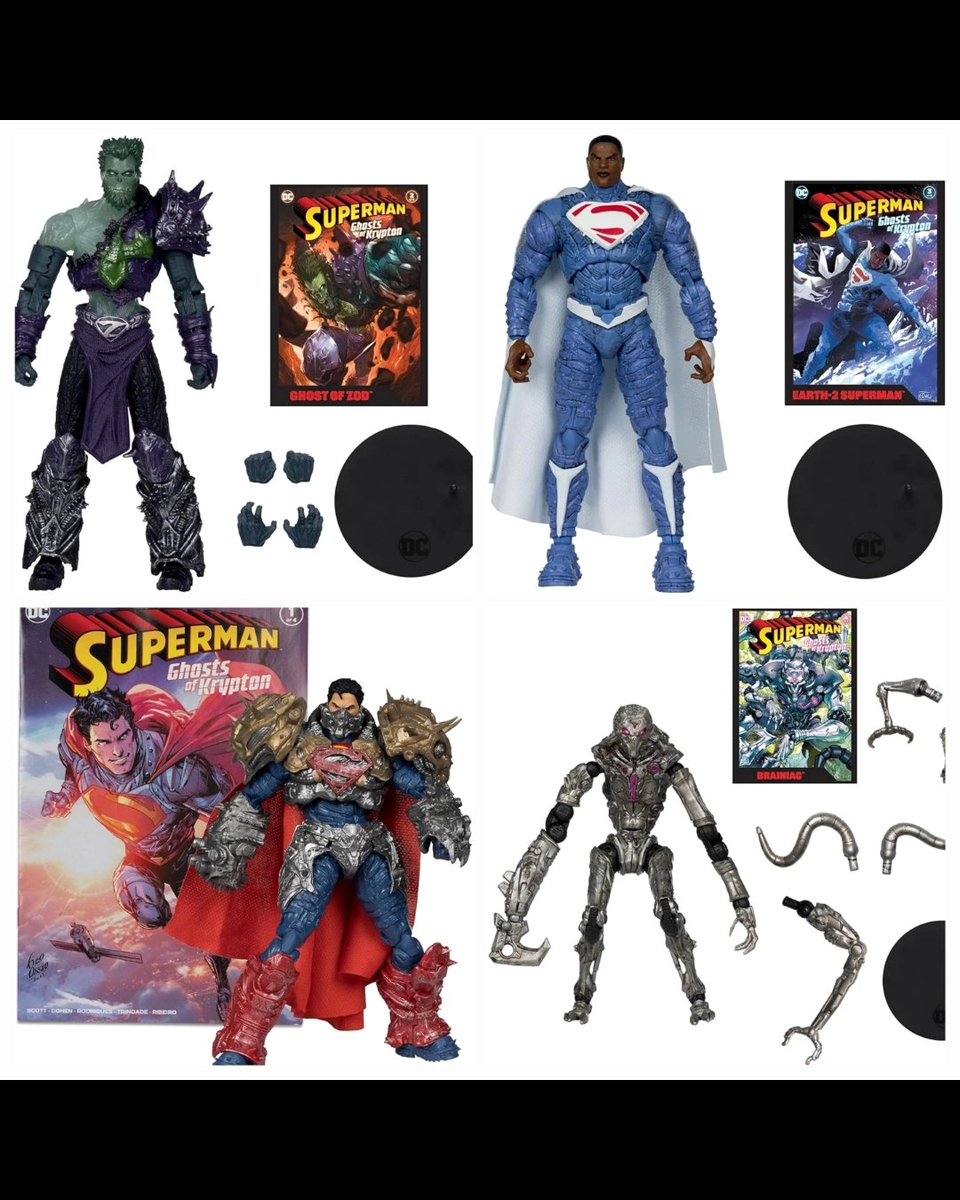 ✨️💥#UPDATE'D ALERT💥⚠️
#Statoversians!
👁🌛👁
     🫶
New McFarlane 7' Page Punchers are NOW up on Amazon for ONLY ($24.99 each)!
:
#mcfarlane #mcfarlanetoys #toddmcfarlane #dcdirect #superman #ghostsofkrypton #pagepunchers #dc 
#dcmultiverse #dccomics
TSO'VIN!!
Ghosts of