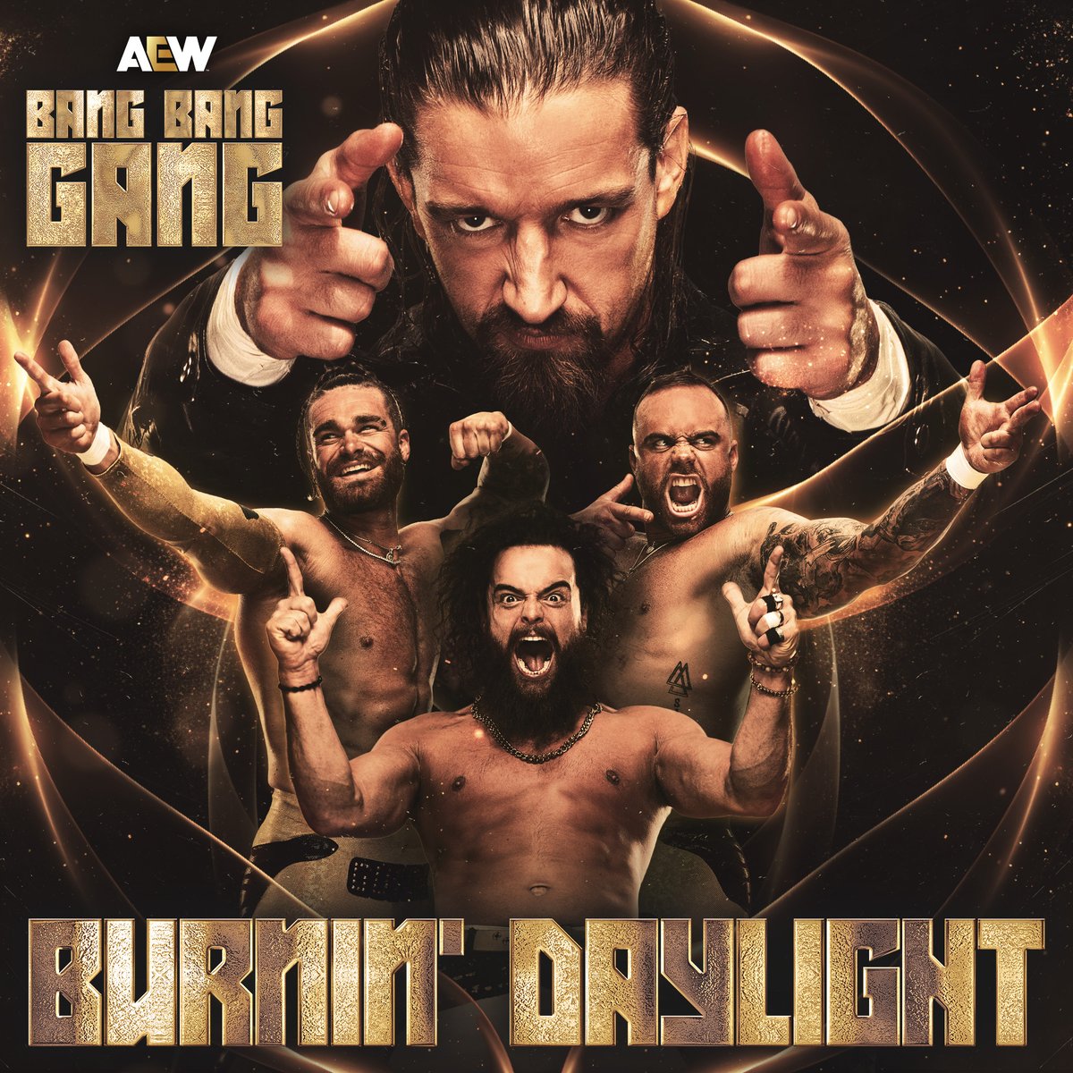 Available for EARLY DIRECT DOWNLOAD- one of the most highly requested AEW Themes, BURNIN' DAYLIGHT (BANG BANG GANG THEME)! Coming soon to Apple/Spotify and all other DSPs. Choose &⬇️your preferred audio file type here: aewrestling.bandcamp.com/track/burnin-d…