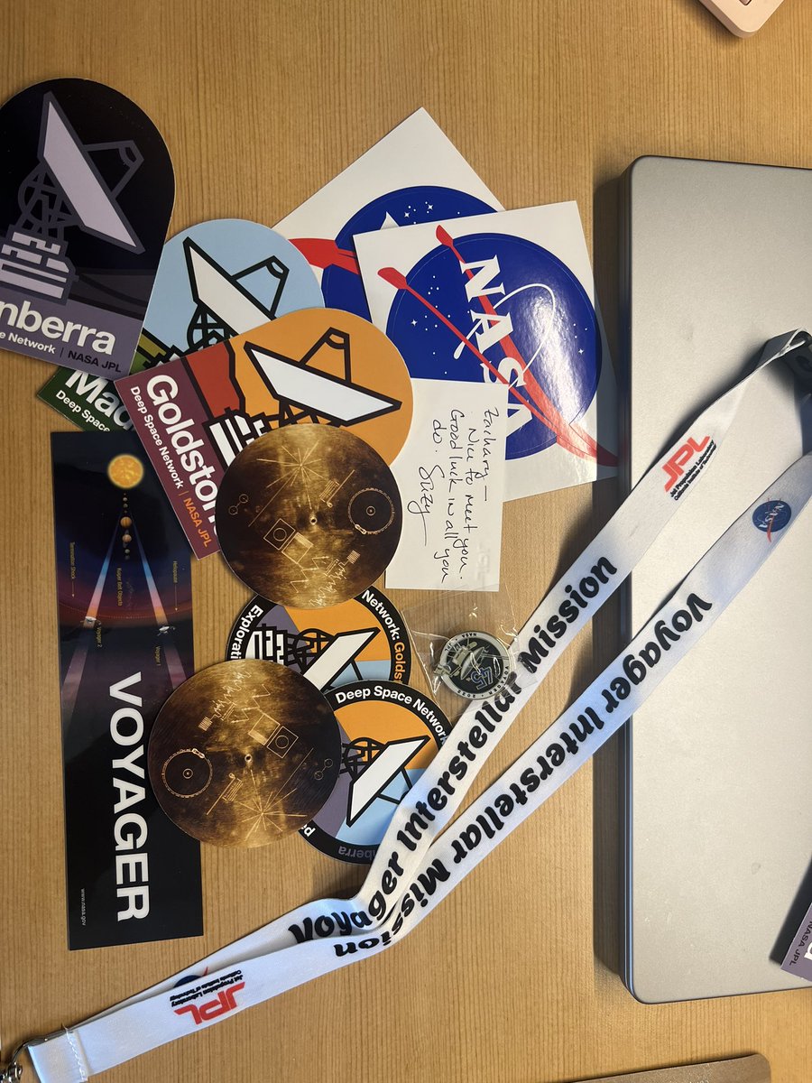 #Star struck. I recently had the joy of meeting Suzanne Dodd, Director for the Interplanetary Network, at #JPL. I recognized her immediately from a documentary about the #Voyager Mission, which she leads. A full circle moment for a boy who grew up dreaming about the spacecrafts!