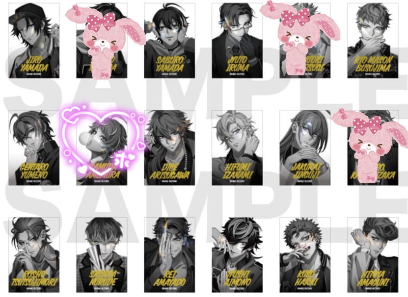 ꒰ 交換 ꒱ ヒプノシスマイク ヒプマイ 9th メタリック スクエア缶バッジ

譲｜二郎、三郎、銃兎、理鶯、幻太郎、帝統、寂雷、一二三、簓、盧笙、零、空却、十四、獄

求｜乱数

20b予約予定
長期お取引ですのでご希望でしたら連絡先交換も可能です。
お気軽にお声がけください。