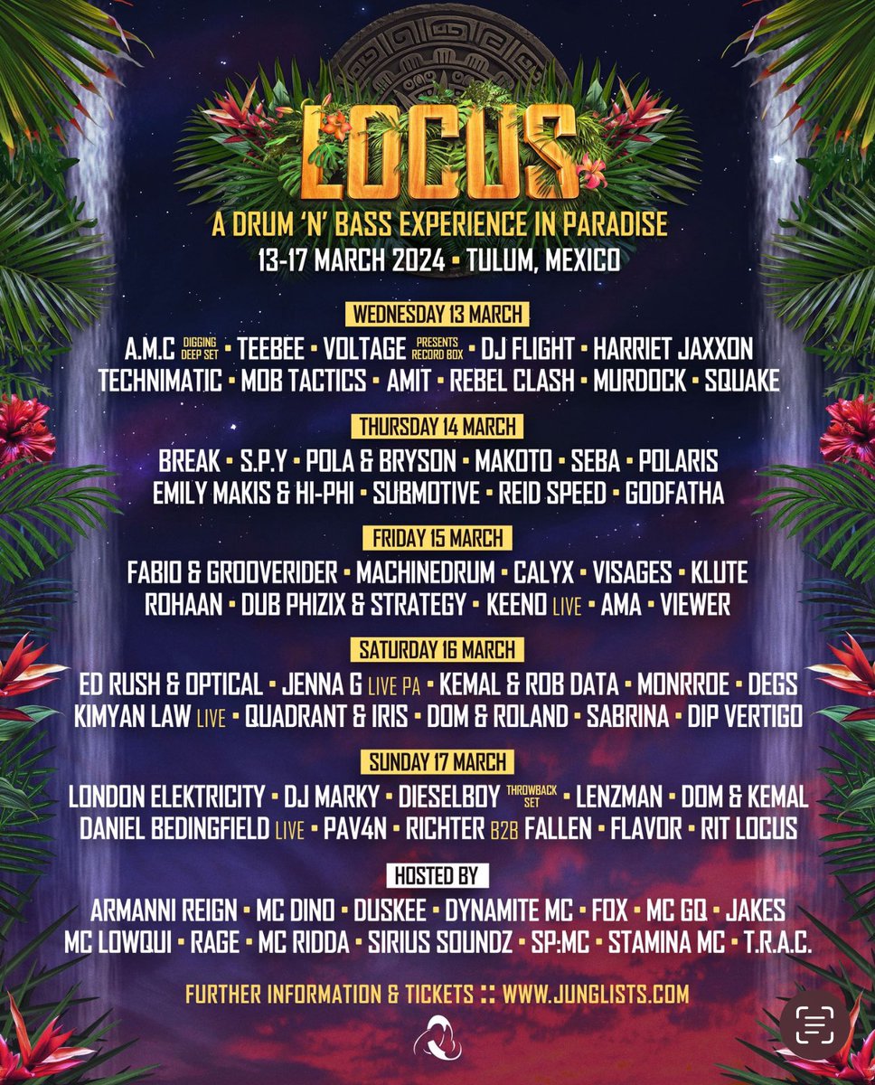 D&B in Mexico 🥁🔊 @LOCUS Tickets - edmtrain.com/locus
