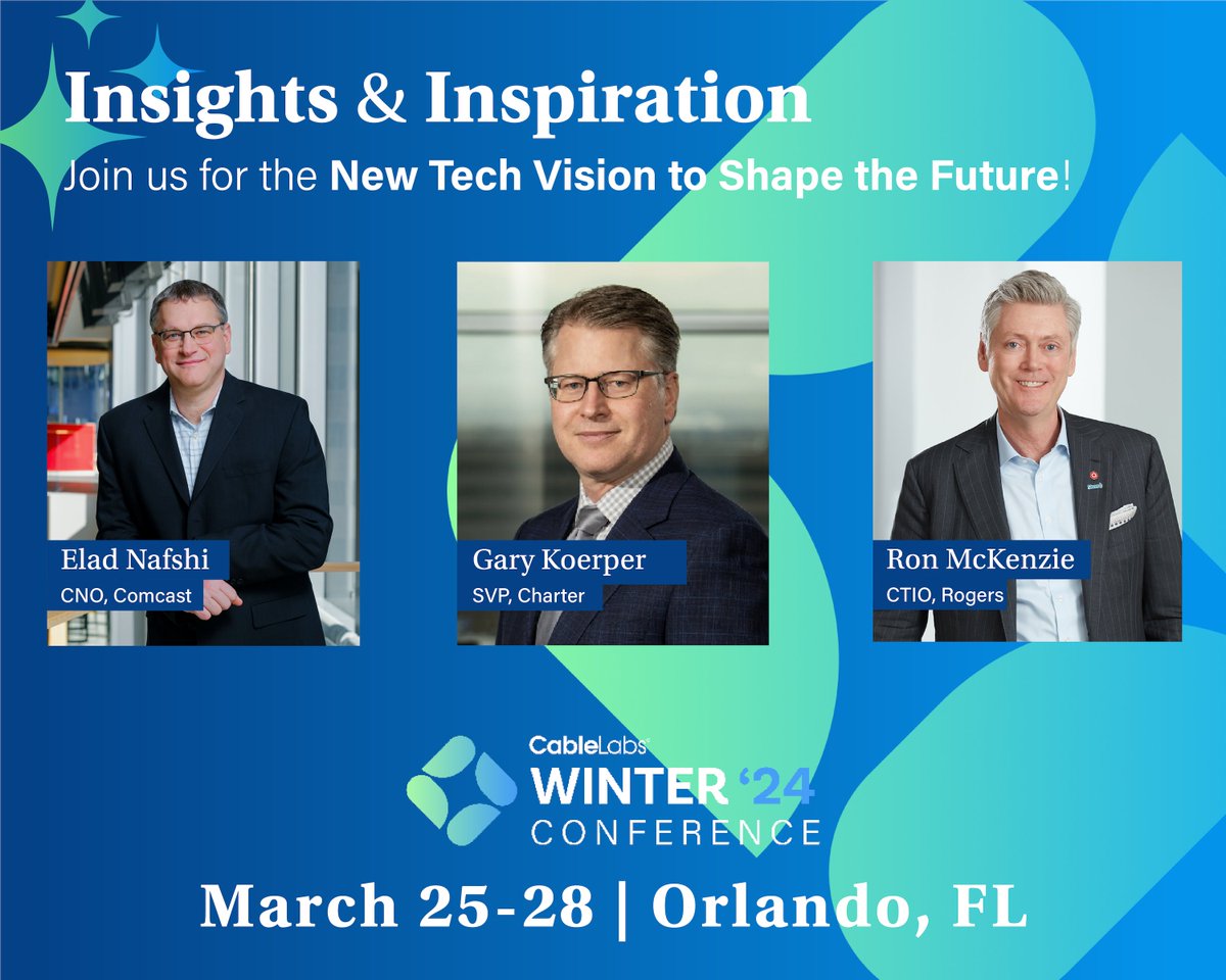 The Tech Vision Panel at #WinterConference2024 is your ticket to the #future! Let's collaborate on the new tech vision - a roadmap for #network evolution and secure, seamless connectivity. cablela.bs/49Aaxtd