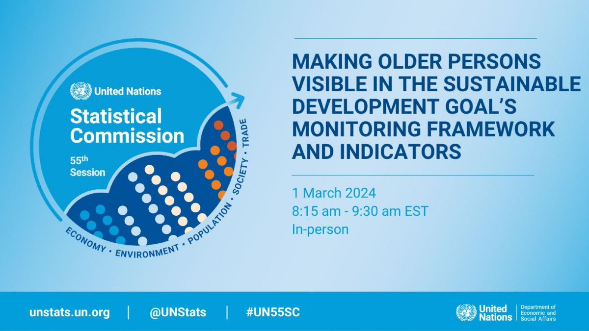 Istat (@istat_en) on Twitter photo <a href="/WHO/">World Health Organization (WHO)</a> report "Making older people visible in the #SDGs framework and indicators" now available. The volume is co-authored by #istat representatives and it was presented to the UN #Statistical Commission
<a href="/GioCap75/">Giorgia Capacci</a> <a href="/UNStats/">UNStats</a>
#marcobattaglini
👉iris.who.int/handle/10665/3… <a href="/WHO/">World Health Organization (WHO)</a> report "Making older people visible in the #SDGs framework and indicators" now available. The volume is co-authored by #istat representatives and it was presented to the UN #Statistical Commission
<a href="/GioCap75/">Giorgia Capacci</a> <a href="/UNStats/">UNStats</a>
#marcobattaglini
👉iris.who.int/handle/10665/3…