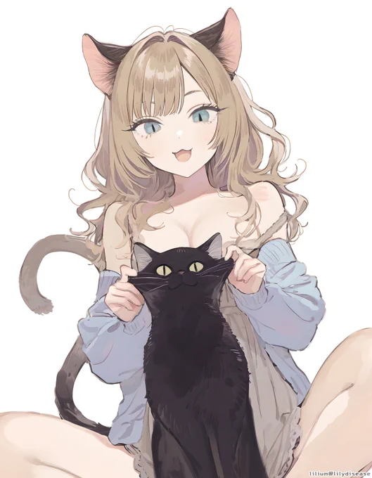 休日のねこの騎士さま 