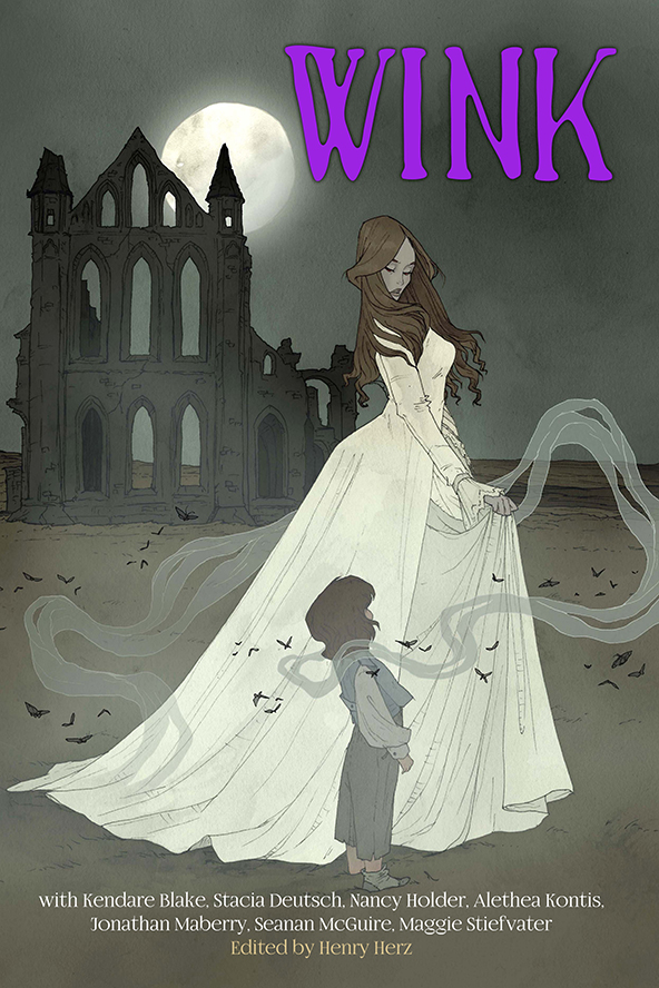 Thrilled to reveal WINK, a #YA contemporary #fantasy #anthology winking at classic #children’s stories, incl: @KendareBlake, @LeahCypess, @staciadeutsch, @DavidGerrold, @nancyholder, @AletheaKontis, @JonathanMaberry, @seananmcguire, @mstiefvater  amazon.com/dp/B0CVFC437B