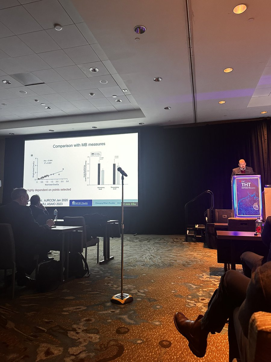 Best talk of the morning by the hemodynamic king @RyanTedfordMD on RV-PA Coupling and PV loops.Check out the latest publication showing improved RV-PA coupling + preserved RV contractility after LVAD implant via Thoracotomy.#THT2024 @Brian_Houston12 @HajjJennifer @GregJacksonMD