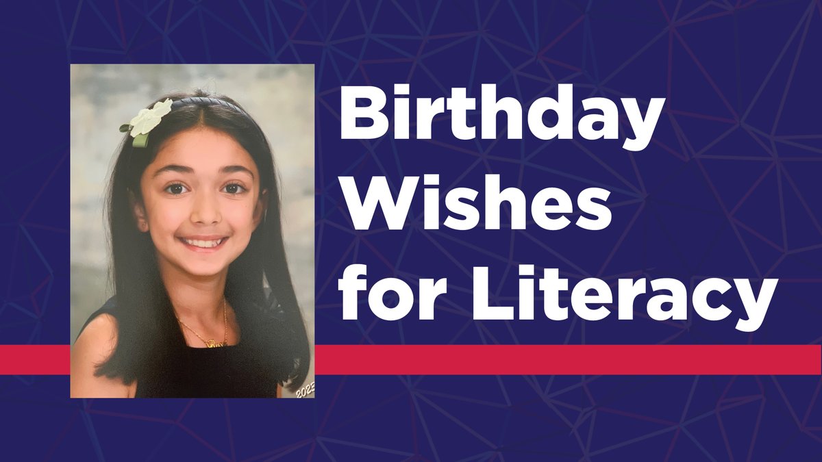 When Rose Gharabeilou was looking for options to help other children for her ninth birthday, she decided on Reach Out and Read “because reading makes me happy, and I wanted to share the joy of reading with other children.”

reachoutandread.org/2024/03/05/bir…