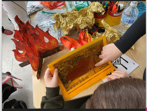 We had a wonderful day finding out all about the Great Fire of London. Thank you so much Ruth and Marion!