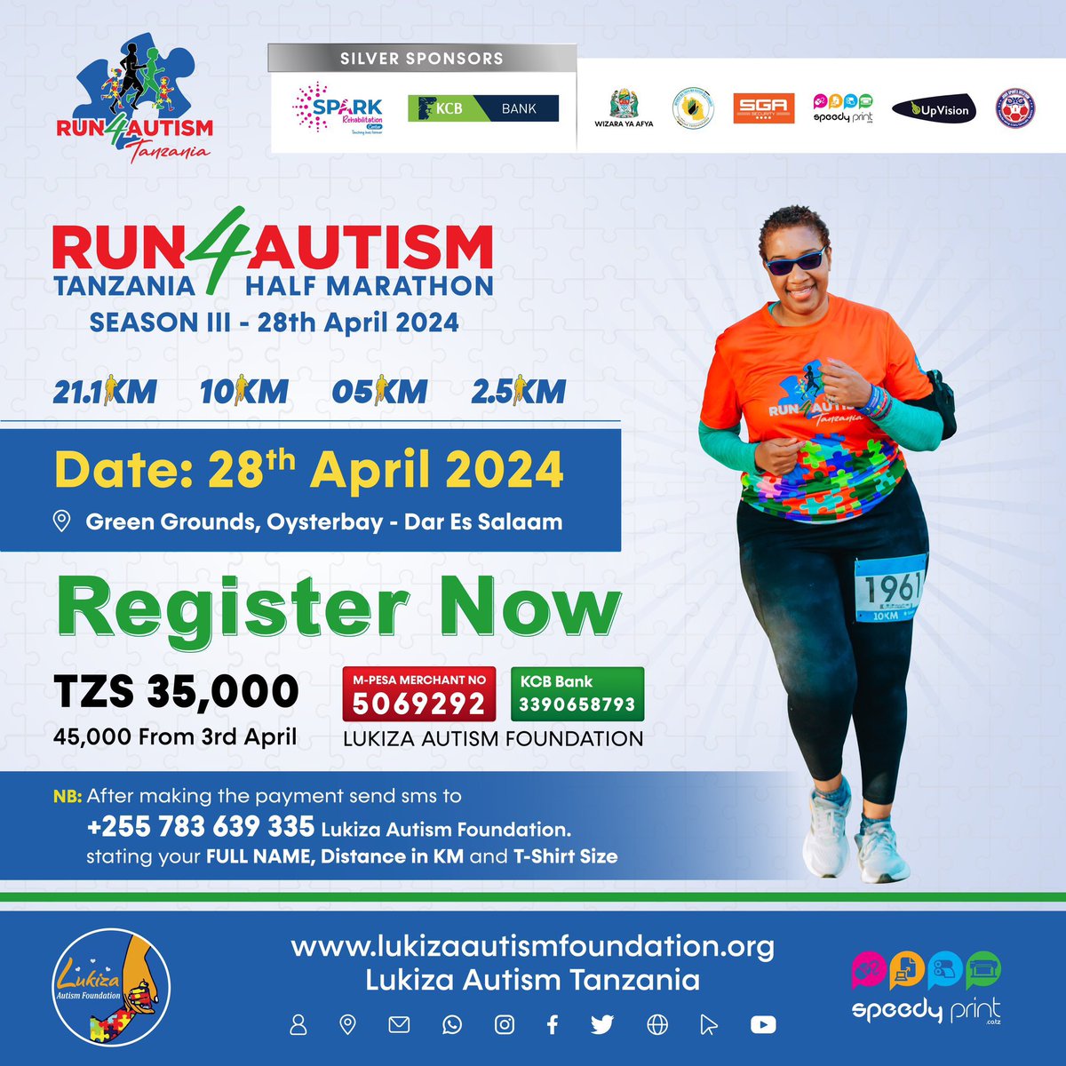 rutaraka's tweet photo. #Run4Autism Tanzania Half Marathon Season III https://t.co/IKMXubqmVS