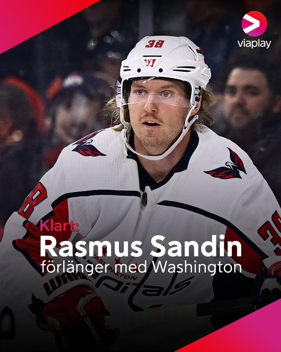 Rasmus Sandin skriver på ett nytt femårskontrakt med Washington Capitals 🤝

Det nya avtalet gäller över säsongen 2029/30 och uppges vara värt runt 240 miljoner kronor ✍️