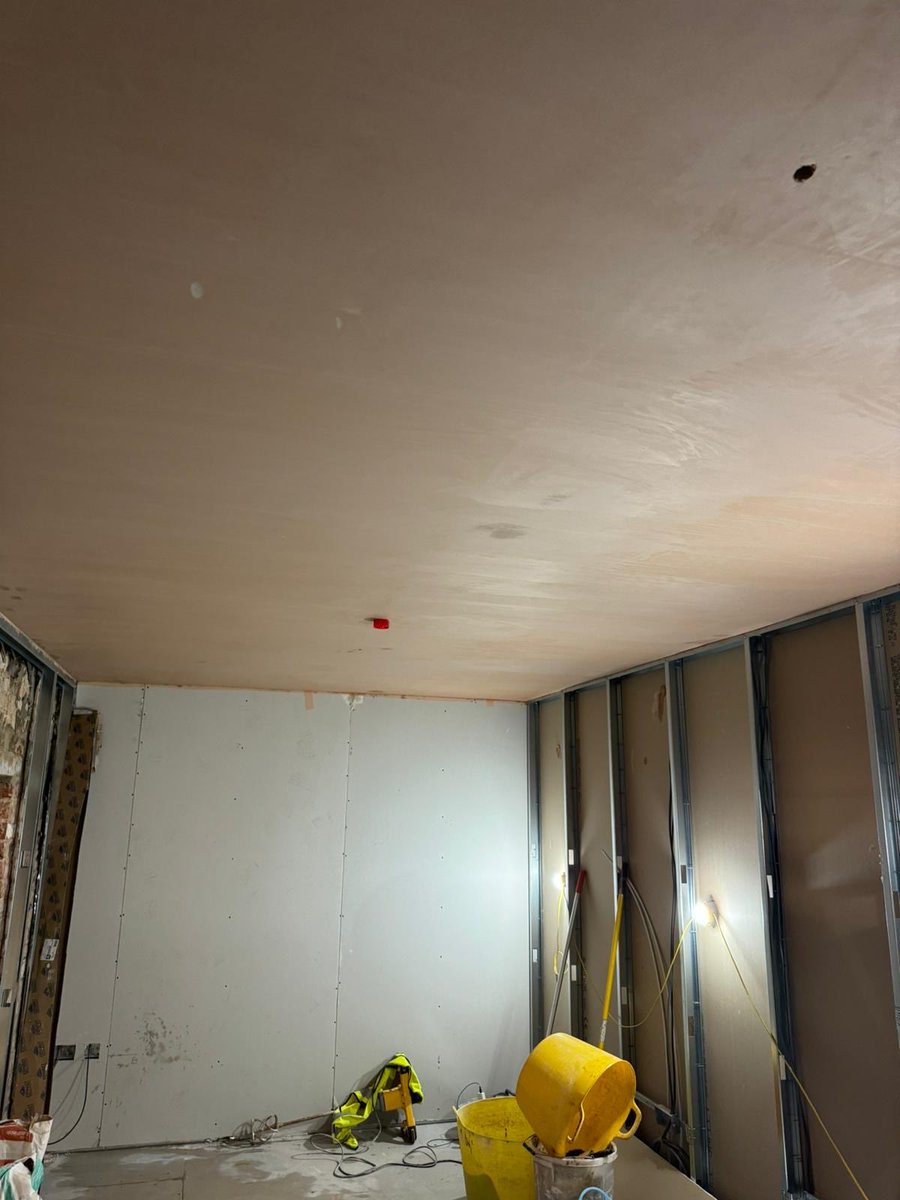 Plastering starting at #CarltonStreet