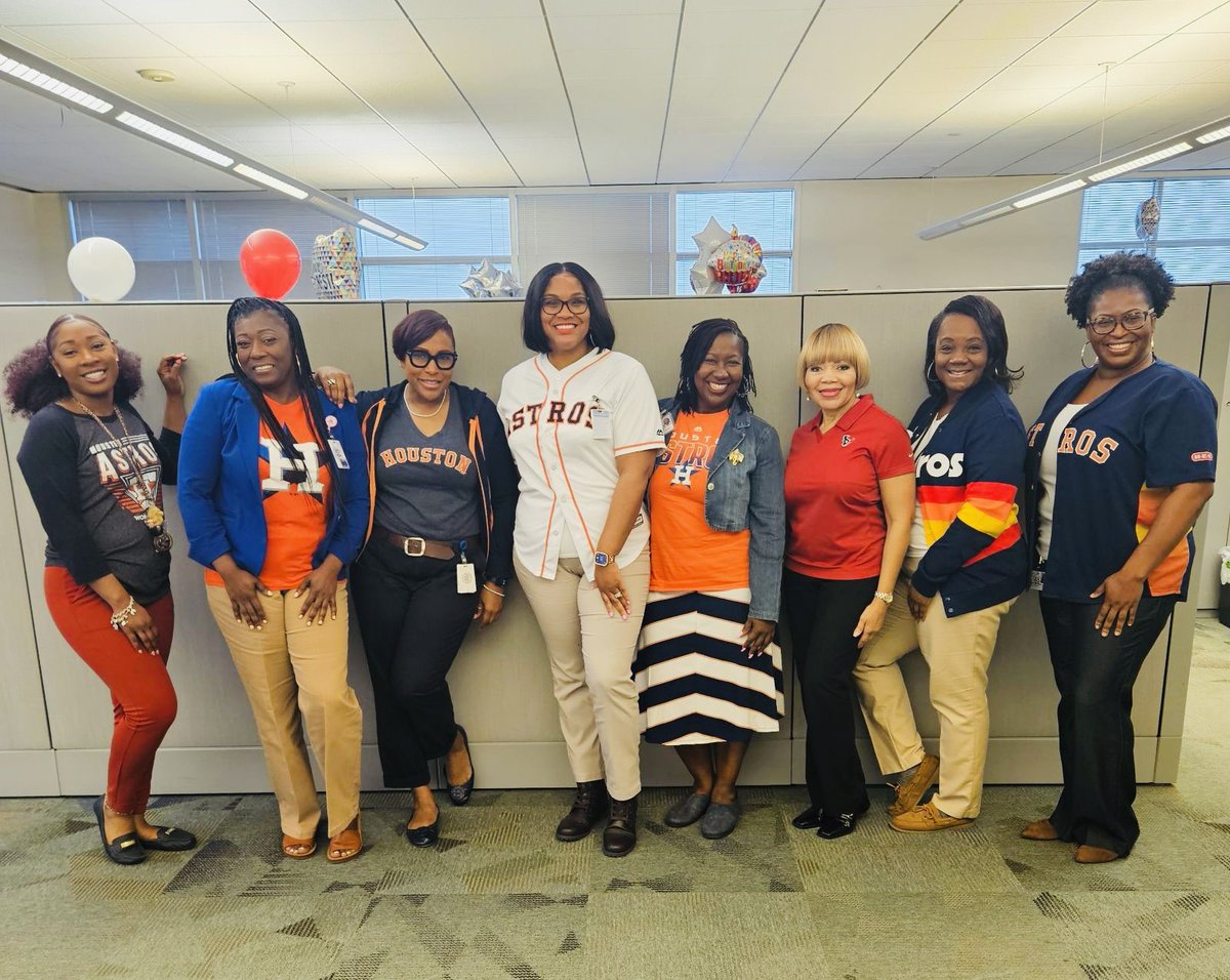 The Counseling Department represents our dynamic Houston sports team during Academics March Madness!!#empoweringstudents #promotingsuccess