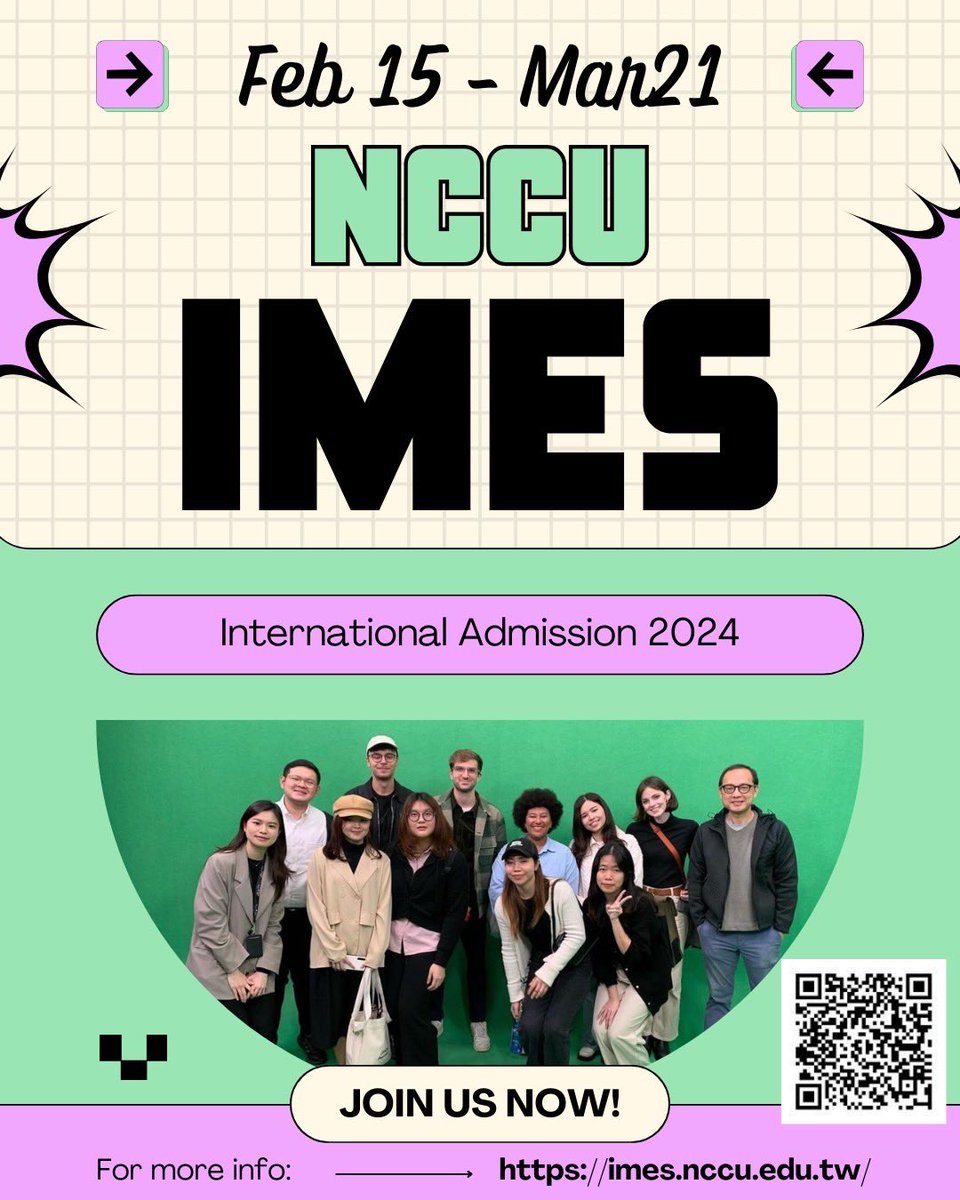 imesnccutw's tweet photo. #Taiwan’s #NationalChengchiUniversity @nccu1927 is famous for its #business, #economics, and #SocialSciences. English-taught IMES program covers these fields in one program. It is the best choice for international students to study in Taiwan. Take action now.#TaiwanScholarship https://t.co/CWVsyCcsFj