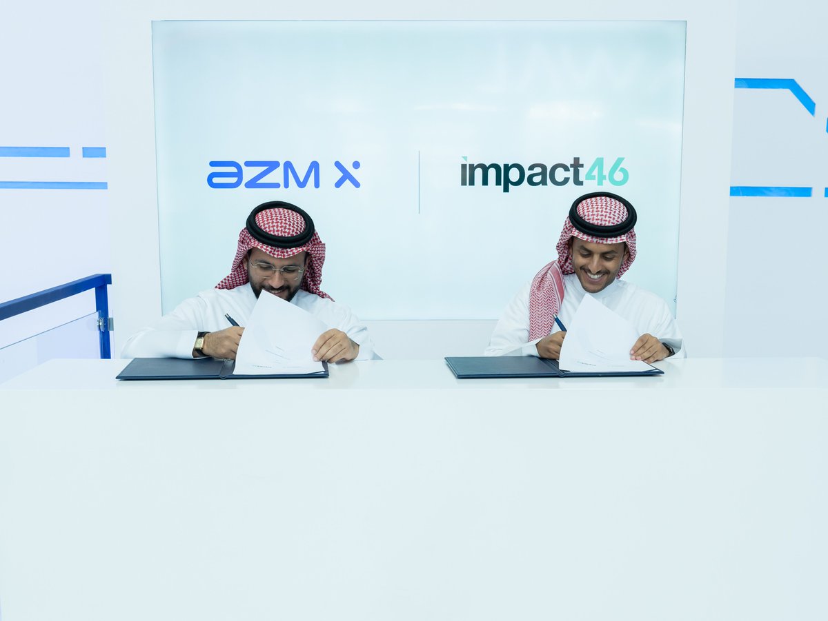 🌟اليوم الثالث من #ليب24 

 قمنا اليوم بتوقيع اتفاقية جديدة مع شركة عزم اكس، الشركة السعودية الرائد في مجال تحسين تجربة المستخدم الرقمية. نهدف من خلال هذه الاتفاقية تعزيز تطور شركات محفظتنا الاستثمارية