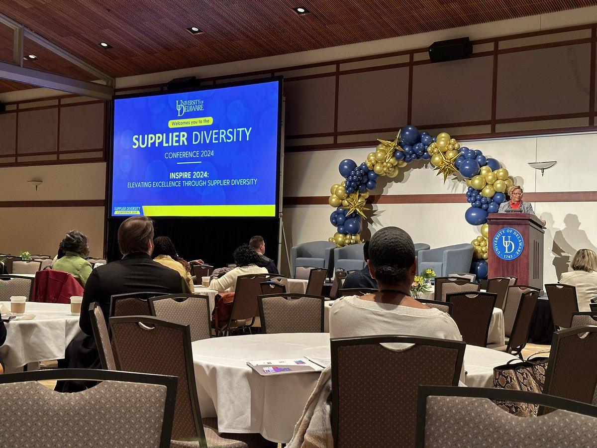 Excited to be spending the day at the @UDelaware 2024 Supplier Diversity conference! Thanks for having us!

#edtech #managedprintservices #technologypartner #womanownedbusiness #smallbusiness #diversesupplier