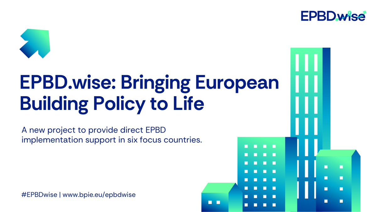The #EPBDwise project will provide direct #EPBD implementation support in six focus countries : 🇷🇴🇵🇱🇧🇬🇺🇦🇭🇺🇬🇷

Want to know more about what we will do in the next three years? 🤔

Find out here ▶️bit.ly/47UWdtK

#LIFEAmplifier