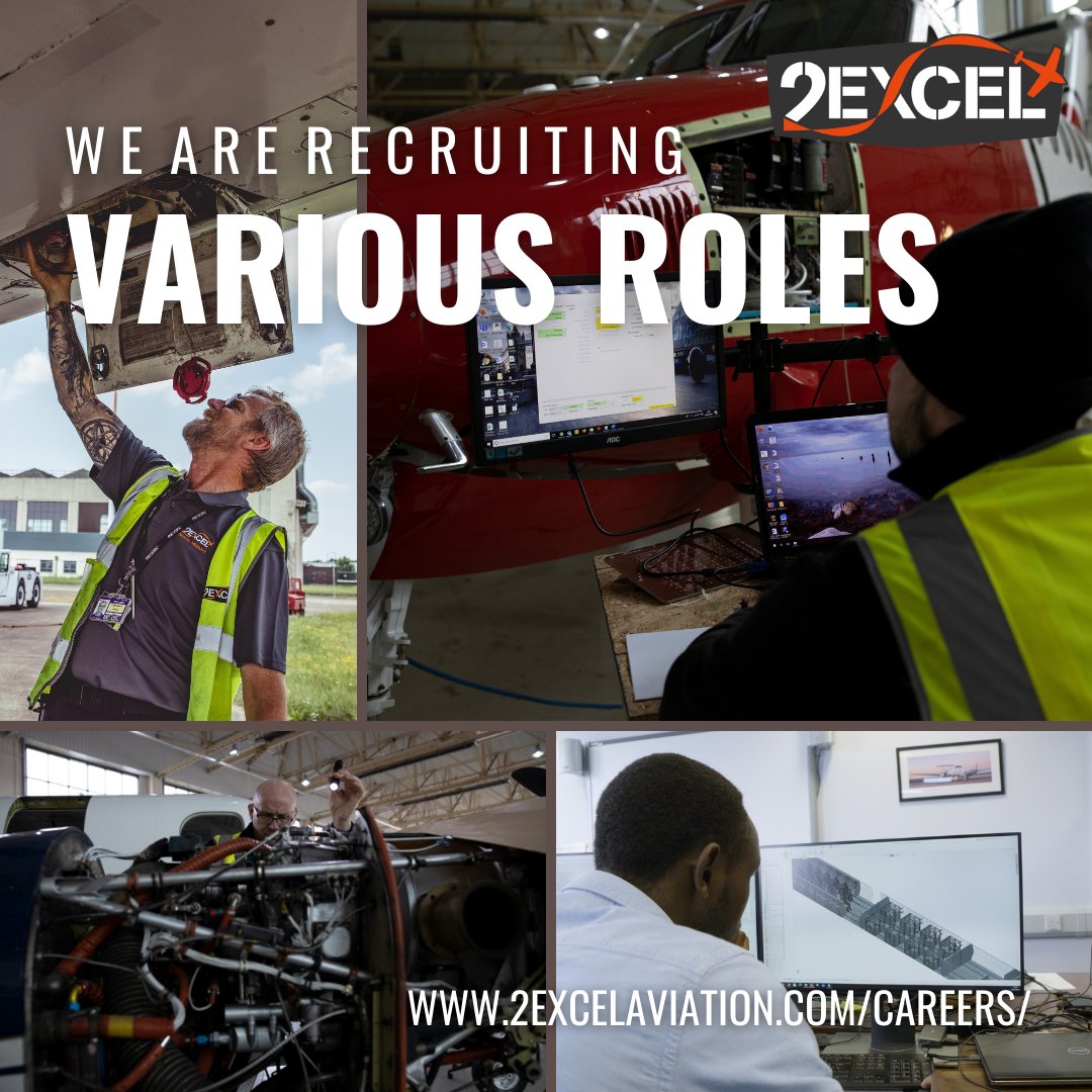 2Excel_Group's tweet image. We are an industry leader in specialised &amp;amp; innovative solutions for aviation’s most complex challenges, &amp;amp; we are growing.
 
We have won significant contracts &amp;amp; are recruiting various roles across several departments:

View our current vacancies: ow.ly/ZlM350QMweJ
 
#NCW2024