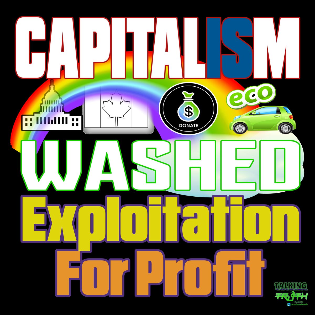 Allow us to correct #GenocideJoe #GenocideJoeBiden 

Competition means nothing 

#capitalism is
#white #maple #charity #rainbow #green washed #exploitation for #Profit 

#TalkingTruth