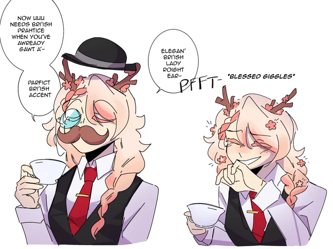 God bless the kirin #FineFaunart 

Her laugh was so cute i had to draw it 