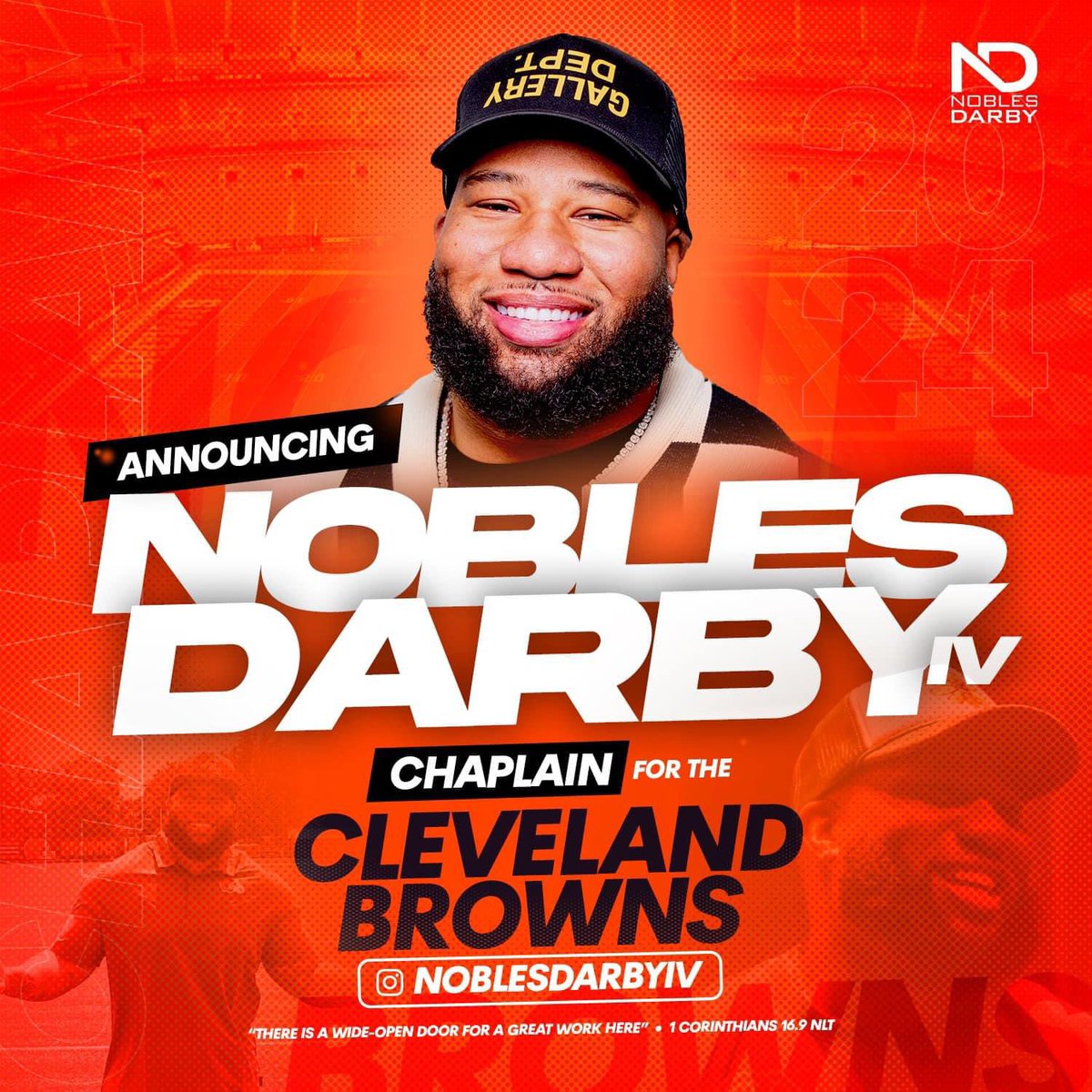 ALHS students! If you were ever going to make it to one of our morning huddles make it this one. Nobels, who also serves as Chaplain for the Cavs in addition to the Browns, will be speaking. Tomorrow March 7th, 7am in room 165 at the High Scool (and bring a friend)!!!!!!