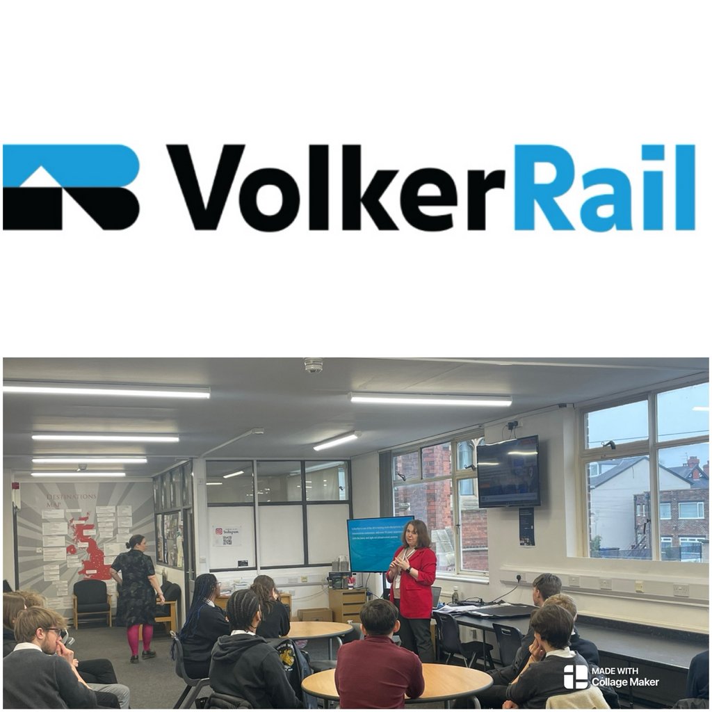 Thank you to @VolkerRailUK for coming in this morning and delivering a brilliant and informative session on their career opportunities. Students also gained a further insight into their apprenticeships and what to expect from an assessment day. #Raisinga… hallx.me/VWck8