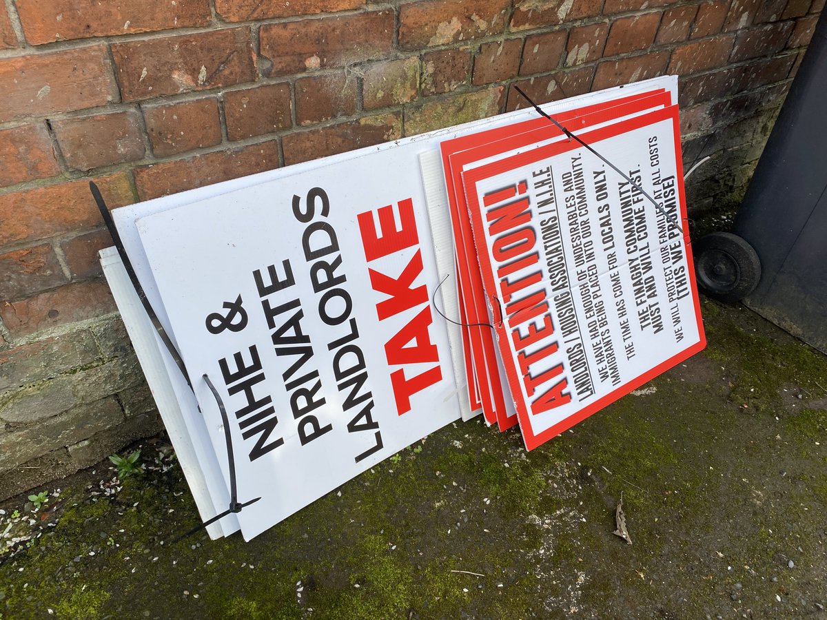 Thanks to Finaghy residents and party colleagues for the help in getting these pathetic and indefensible posters down. It’s not enough to rely on a councillor with a ladder playing whack-a-mole, we need to see overdue action from government departments and public bodies.