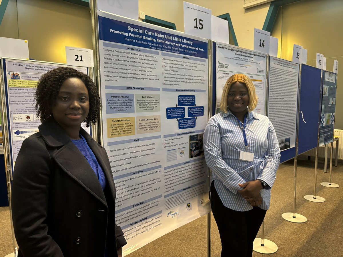 Olayinka_aremu1's tweet photo. Presenting our research work and clinical innovation at the poster session with @nurse_ukachukwu ! 📊🔬 Exciting discussions and insights shared at @TCD_SNM #THEConf2024. Grateful for the opportunity to showcase our work! #Research #Collaboration #birdsofsamefeather 😆 https://t.co/Jcxx1RiZgB