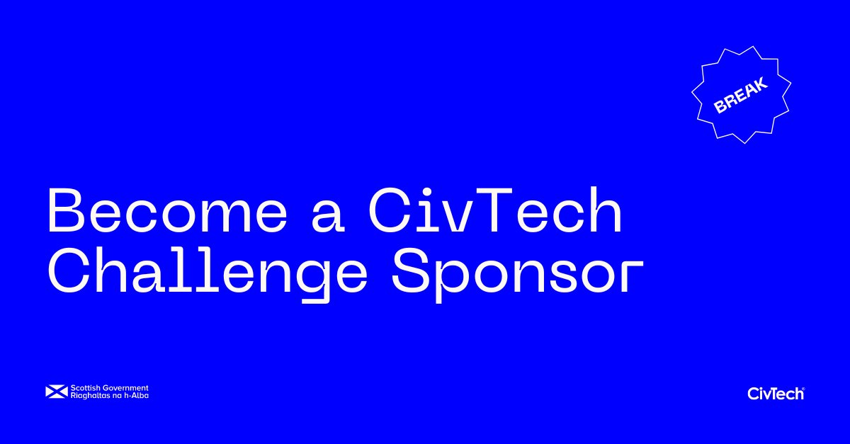 Necessity is the mother of invention. The best time to innovate is when times are tough. Become a CivTech Challenge Sponsor and invest in solutions that will be sustainable for the long term >> civtech.scot/be-a-challenge… #ScotlandIsNow #TechForGood #Accelerator #Innovation