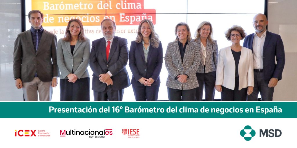 MSD España (@msdespana) on Twitter photo En la presentación del Barómetro del Clima de Negocios, <a href="/cristina_nadal/">cristina nadal</a>, dir.exec. de Policy de #MSDEspaña, señaló que “la industria biofarmacéutica multinacional, con su inversión en I+D+i, promueve la innovación, genera puestos de trabajo cualificados y fortalece nuestro SNS”. En la presentación del Barómetro del Clima de Negocios, <a href="/cristina_nadal/">cristina nadal</a>, dir.exec. de Policy de #MSDEspaña, señaló que “la industria biofarmacéutica multinacional, con su inversión en I+D+i, promueve la innovación, genera puestos de trabajo cualificados y fortalece nuestro SNS”.