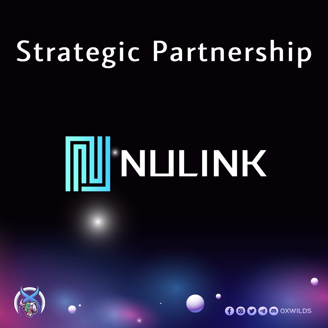 📢We are excited to announce our strategic partnership with @NuLink_ ➡️Nulink provides ZK provable data privacy solution for DApps #0xWilds #NuLink #partnerships