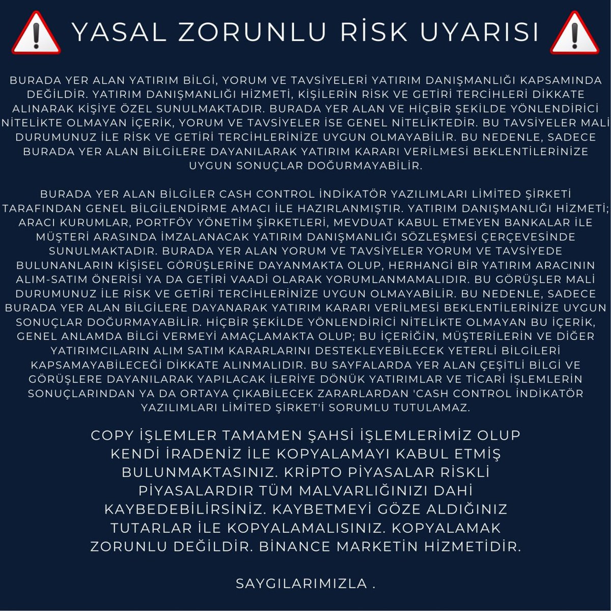 SAYGILARIMIZLA #CashControl #binance #copytrade #bitcoin #crypto